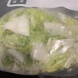 白菜の冷凍保存